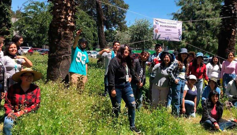 PRIMER JARDÍN PARA POLINIZADORES EN LA UAM-I